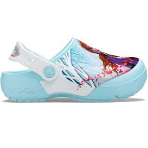 Chodaki dla dzieci crocs fl ol disney frozen 2 clog błękitne 206167 4o9