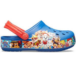 Chodaki dla dzieci crocs fl paw patrol band clog niebieskie 205509 4gx