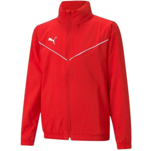 Kurtka dla dzieci puma teamrise all weather jacket czerwona 657402 01