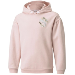 Bluza dla dzieci puma alpha hoodie fl jasnoróżowa 589232 36