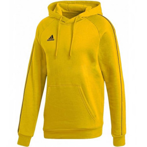 Bluza męska adidas core 18 hoody żółta fs1896