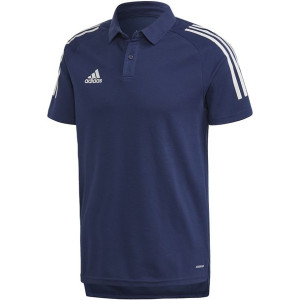 Koszulka męska adidas condivo 20 polo granatowo-biała ed9245