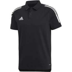 Koszulka męska adidas condivo 20 polo czarno-biała ed9249