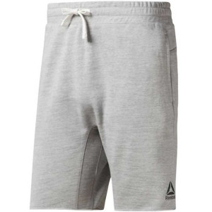 Spodenki męskie reebok te marble melange short szare d94192