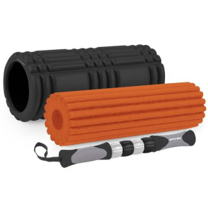 Wałek 3w1 spokey mixroll pomarańczowo-czarny 928939