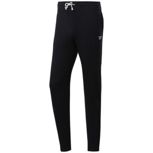 Spodnie męskie reebok training essentials ft cuffed pant czarne fk6024