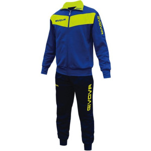 Dres givova tuta visa fluo niebiesko-żółty tr018f 0219