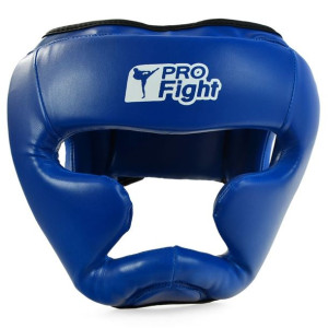 Kask bokserski profight 705 pu niebieski senior