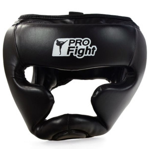Kask bokserski profight czarny 705 pu senior