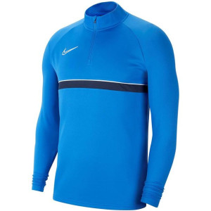 Bluza dla dzieci nike dri-fit academy 21 drill top niebieska cw6112 463