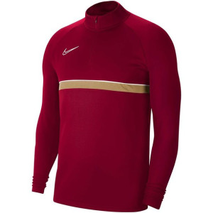 Bluza dla dzieci nike nk df academy 21 drill top bordowa cw6112 677