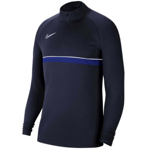 Bluza dla dzieci nike dri-fit academy 21 drill top granatowa cw6112 453