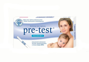 Pre-Test Test ciążowy paskowy 1+1 szt. gratis
