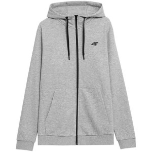 Bluza męska 4f chłodny jasny szary melanż h4l22 blm353 27m