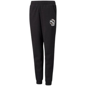 Spodnie dla dzieci puma alpha sweatpants fl czarne 589235 01