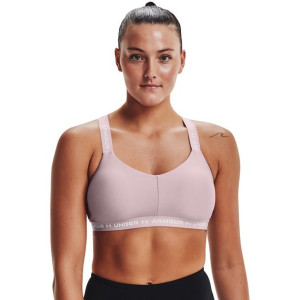 Stanik sportowy under armour crossback low różowy 1361033 667