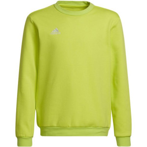 Bluza dla dzieci adidas entrada 22 sweat top limonkowa hc5043