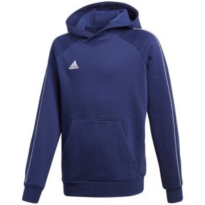 Bluza dla dzieci adidas core 18 hoody junior granatowa cv3430