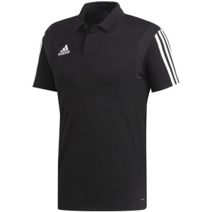 Koszulka męska adidas tiro 19 cotton polo czarna du0867