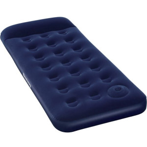 Materac welurowy jednoosobowy bestway z pompką 185x76x28 cm 67223 6294