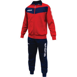 Dres givova tuta visa czerwono-granatowy tr018 1204