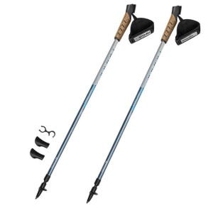 Kijki do nordic walking spokey neatness ii niebiesko-szare 929464