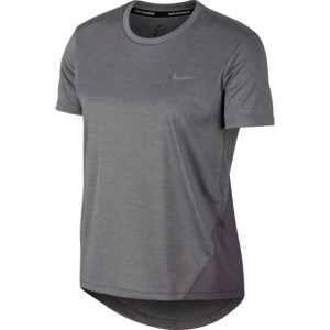 Koszulka damska nike w miler top ss szara aj8121 056