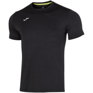 Koszulka męska joma running night short slevee czarna 101775.100