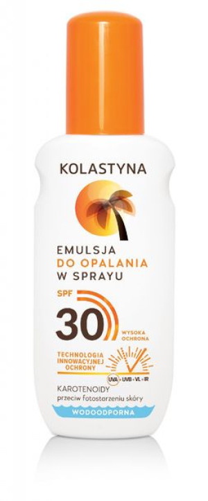 Kolastyna Opalanie Emulsja do opalania SPF30 - spray 150ml
