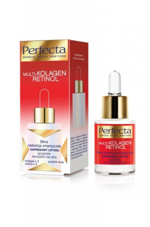 Perfecta Multi-Kolagen Retinol Booster redukujący zmarszczki na dzień i noc