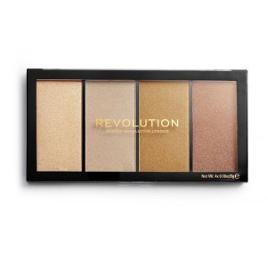 Makeup Revolution Paleta rozświetlaczy Reloaded Lustre Lights Heatwave 4x5g