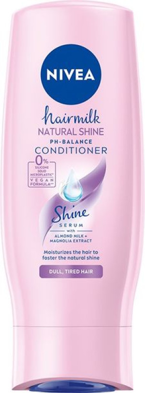 Nivea Hairmilk Natural Shine Odżywka wzmacniająca blask 200ml