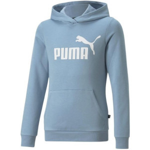 Bluza dla dzieci puma ess logo hoodie fl niebieska 587031 79