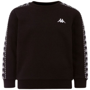 Bluza dla dzieci kappa ildan czarna 309004j 19-4006