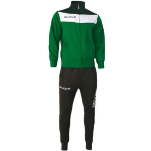 Dres givova tuta campo zielono-czarny tr024 1310