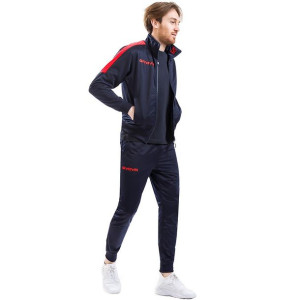 Dres givova tuta revolution granatowo-czerwony tr033 0412