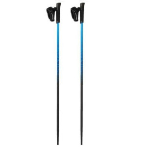 Kijki nordic walking viking pro trainer 115 cm czarno-niebieskie 650-20-787