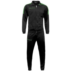 Dres givova tuta revolution czarno-zielony tr033 1013