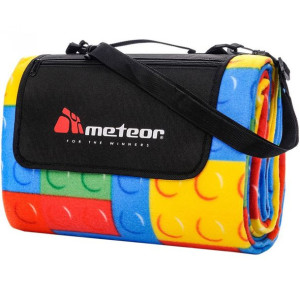 Koc piknikowy meteor 180x200cm xl klocki 77106