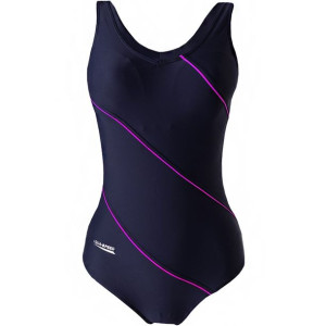 Kostium kąpielowy damski aqua-speed sophie grafitowo-różowy 03 441