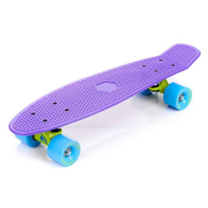 Deskorolka meteor violet/neon blue /23693