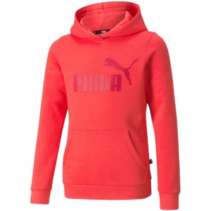 Bluza dla dzieci puma ess logo hoodie fl czerwona 587031 35