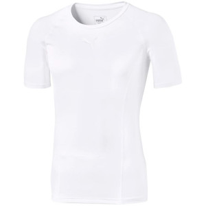 Koszulka męska puma liga baselayer tee ss biała 655918 04