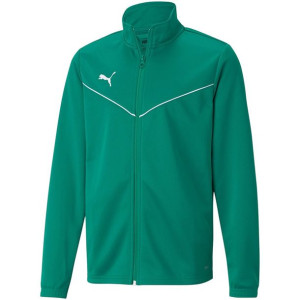 Bluza dla dzieci puma teamrise training poly jacket jr zielona 657393 05