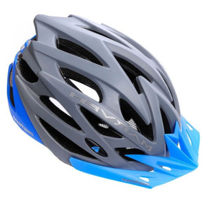 Kask rowerowy meteor marven m 55-58 cm szaro-niebieski 24732