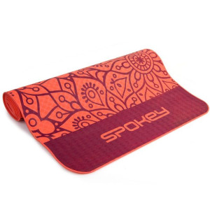 Mata do jogi spokey mandala pomarańczowo-różowa 926051