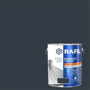 Farba Do Dachów Radach Szary Grafit Półmat RAL7024 10L Rafil