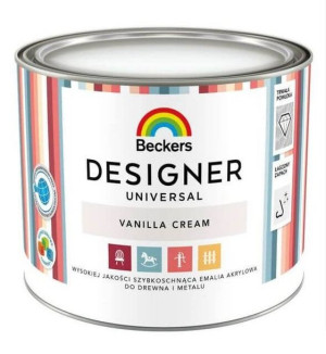 Emalia Akrylowa Beckers Designer Universal Vanilla Cream 0,5L