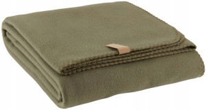 Koc polar narzuta kapa pled miękki 130x170 zielony
