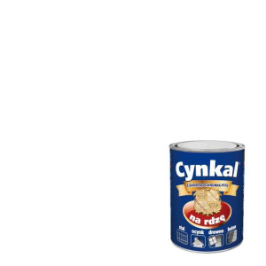 Farba Do Metalu Cynkal Biały 0,7L Malexim